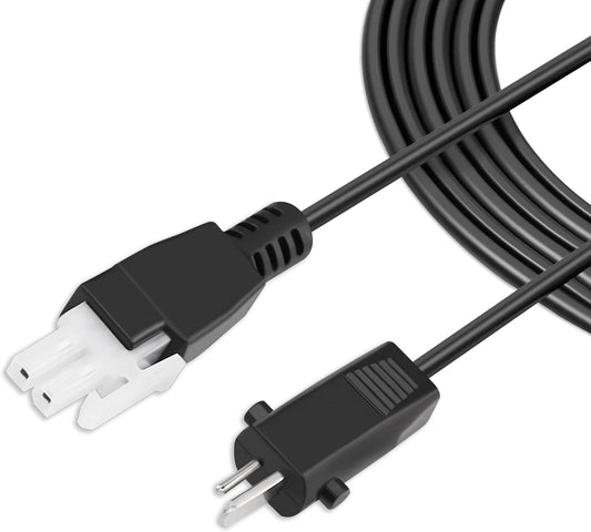 6.6ft Power Cord for Adjustable Bed Base – Replacement Input Cable, Black