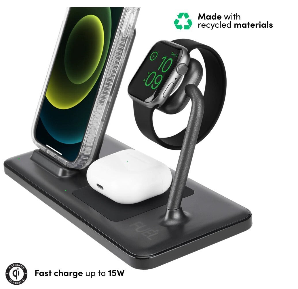 USB-C Fuel Wireless Charging Station iPhone Apple Watch 4Ports Pack