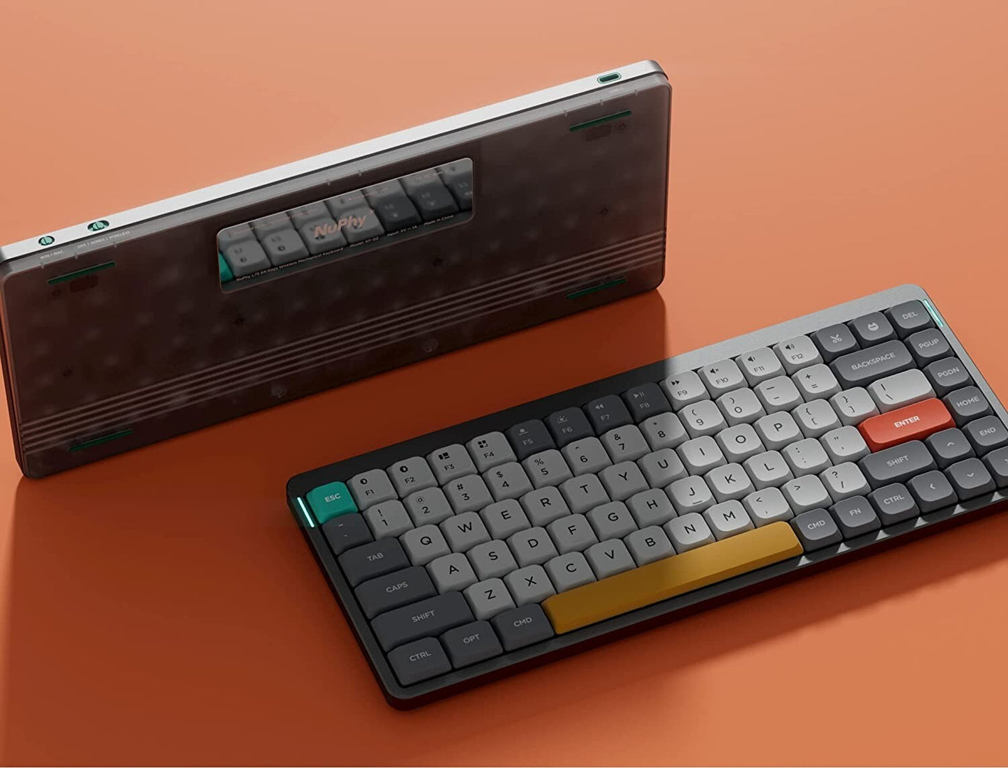 nuphy Air75 Mechanical Keyboard 75 Low Profile Wireless Keyboard Supports Blu