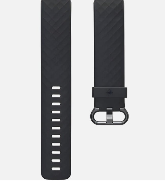 FB168ABBKL Fitbit Accessories Classic Large Black Band Charge 4 Charge 3