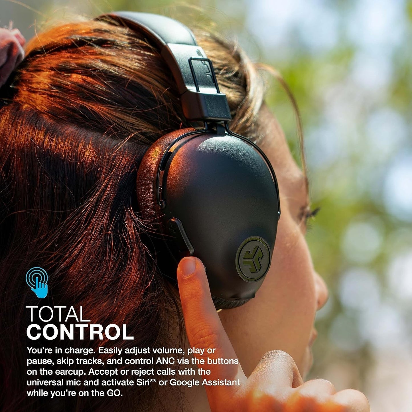 JLab Studio Pro ANC Over-Ear Bluetooth Headphones – 45+ Hr Playtime, Noise Cance