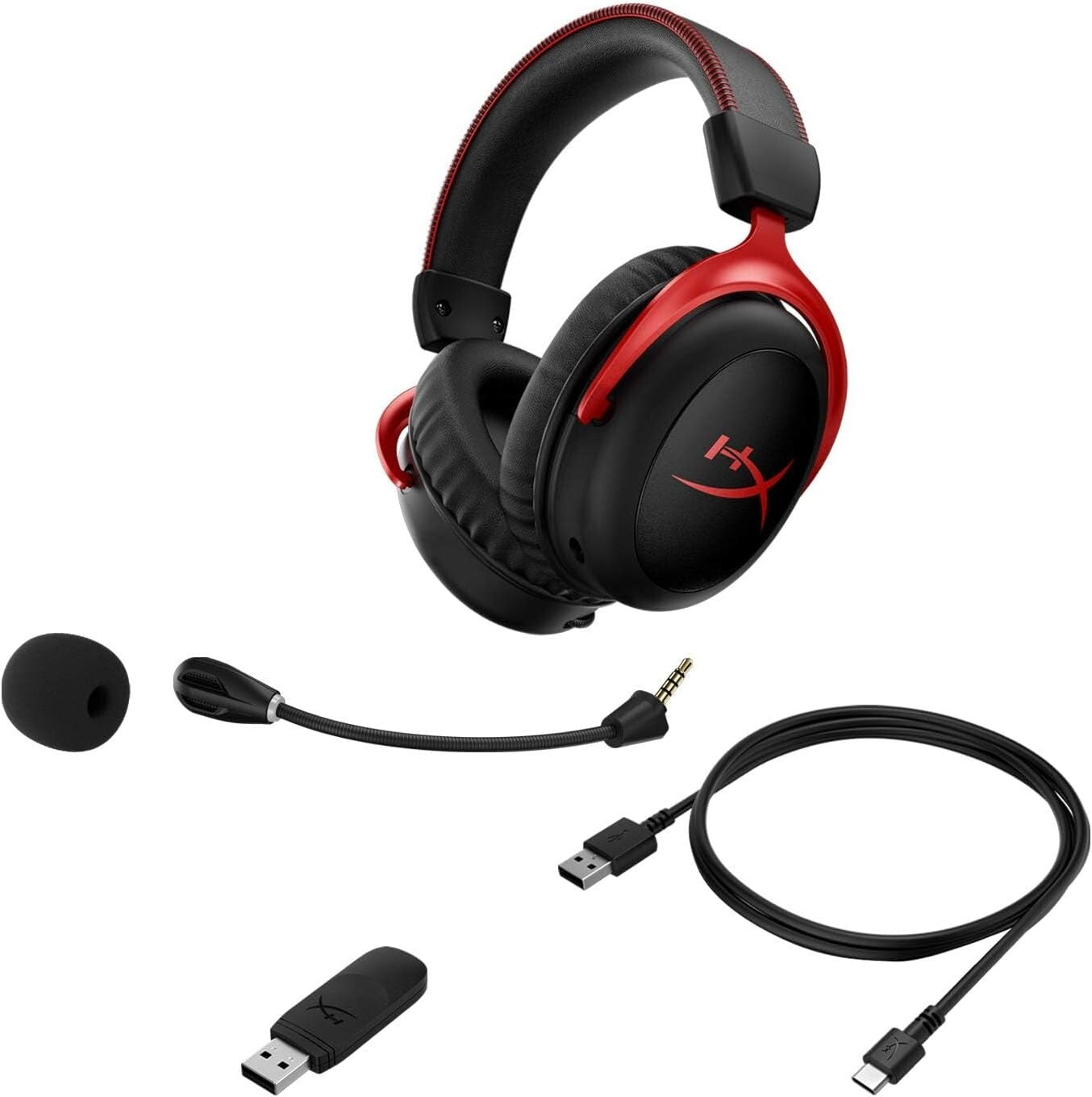 HyperX Cloud II Wireless Gaming Headset Red