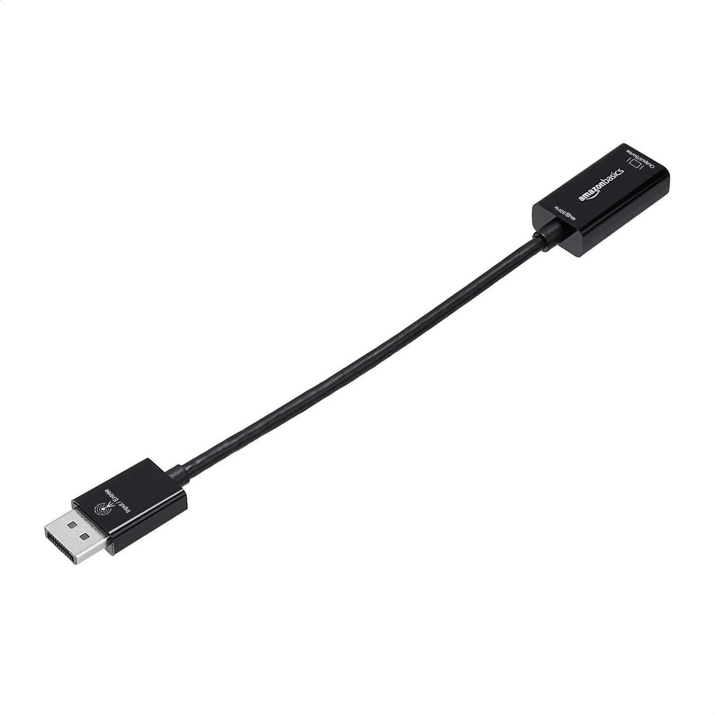 Amazon Basics DisplayPort to HDMI Adapter 4K@60Hz – Not for USB, Black
