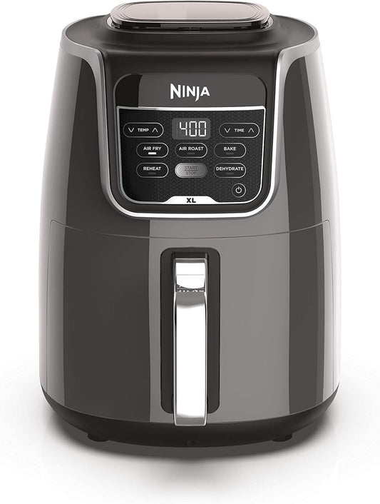 Ninja AF150AMZ Air Fryer XL – 5.5 Qt, Air Roast, Bake, Reheat, Dehydrate – Grey