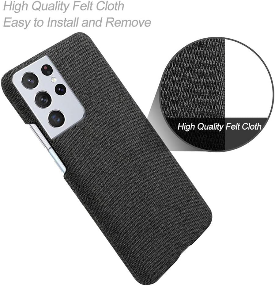 Samsung S21 S21 Compatible Galaxy Ultra 5G Slim Cloth Plastic Shell