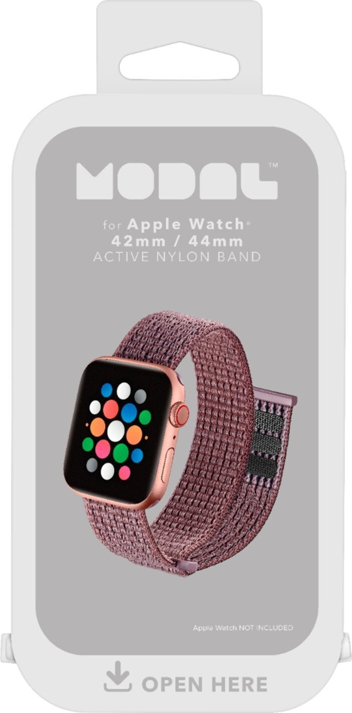 MD-AWB44MV Modal Active Nylon Watch Band 42mm 44mm Mauve