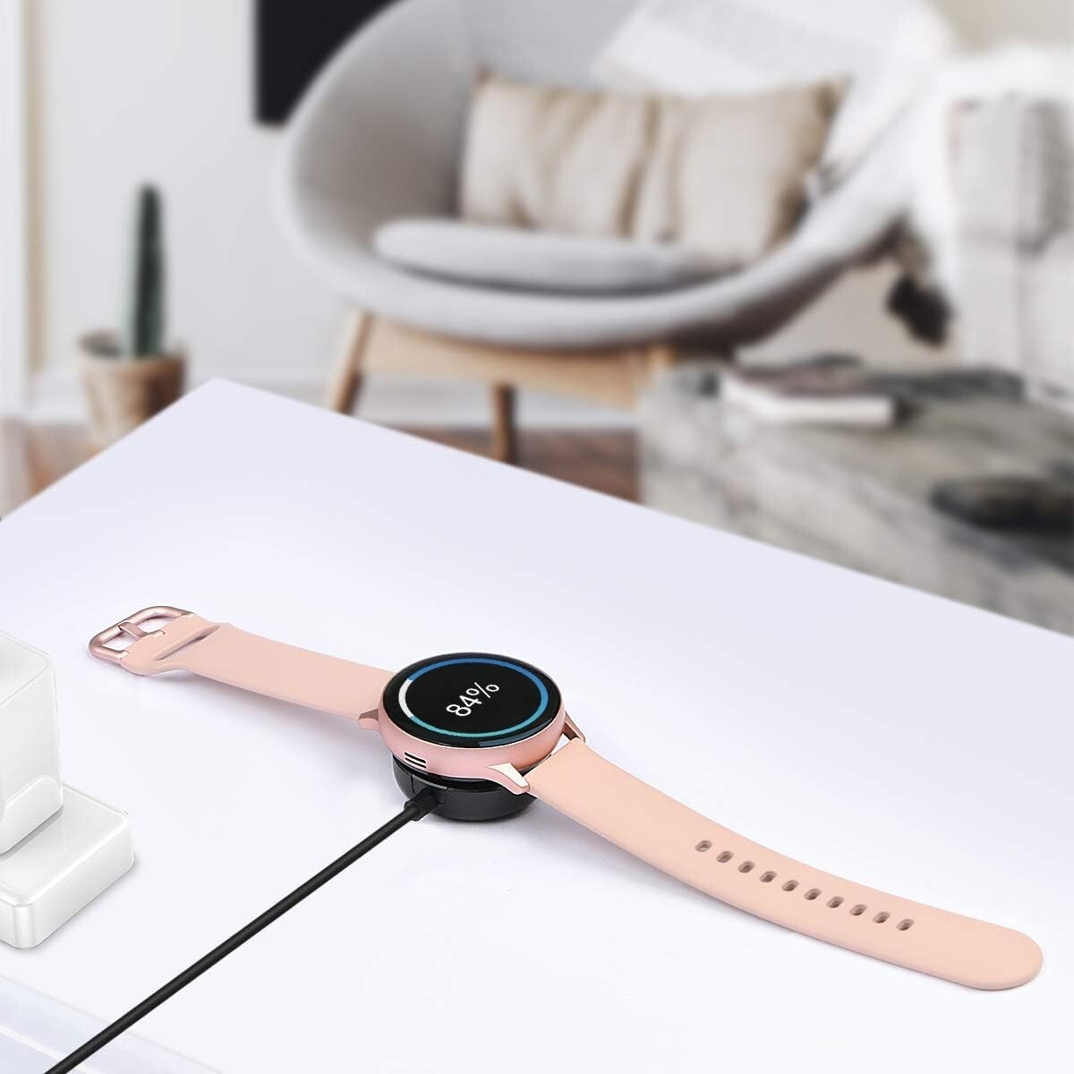 Wireless Charging Cable Dock Stand Galaxy Watch 66 Classic 55 Pro44