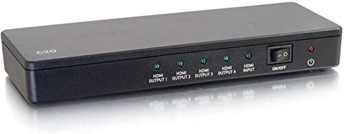 C2G HDMI Splitter 4K 4 Port Black Cables to Go