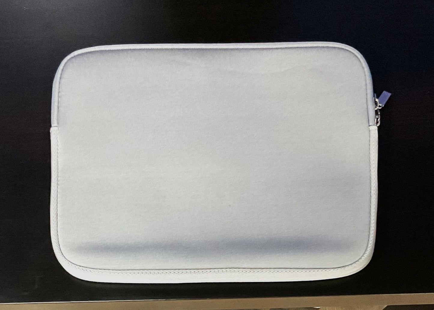 2PC Sleeve Laptop 12" x 9.25" Padded Silver Case / Sleeve Neoprene Bag + Pouch