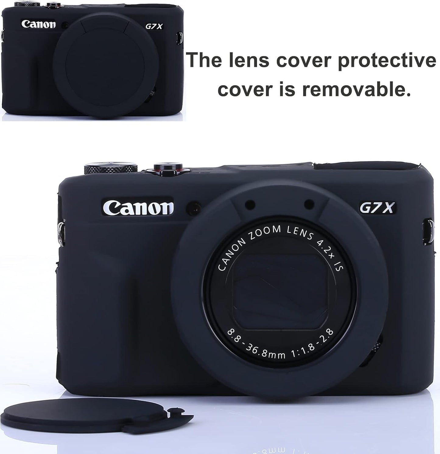 G7X G7X Mark II Removable Lens Cover Silicone Cover Rubber Soft Camera