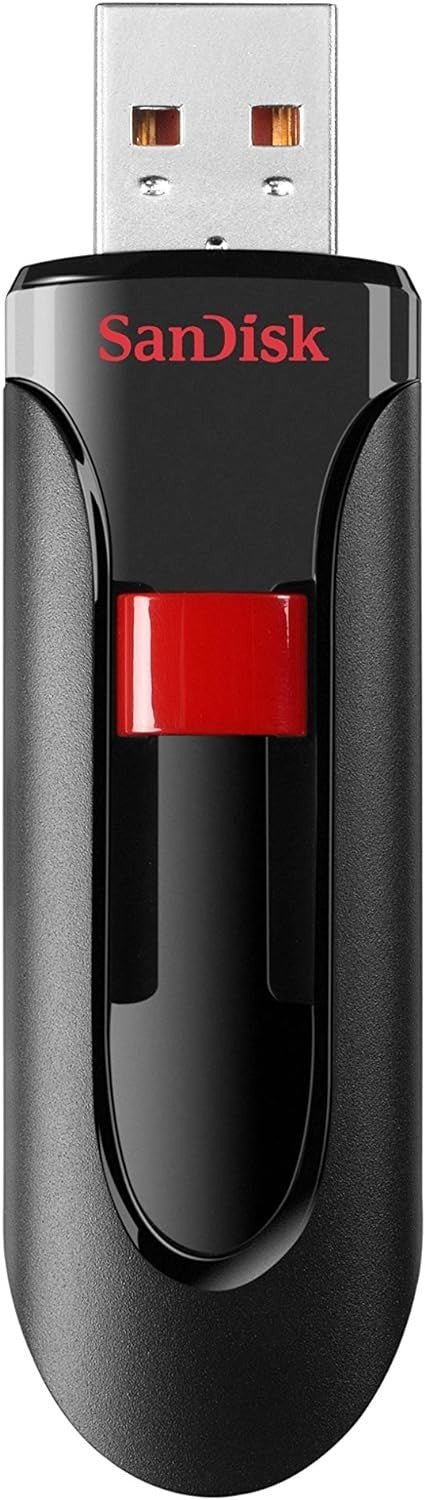 SanDisk 32GB Cruzer Glide USB 2.0 Flash Drive Red SDCZ60-032G-B35