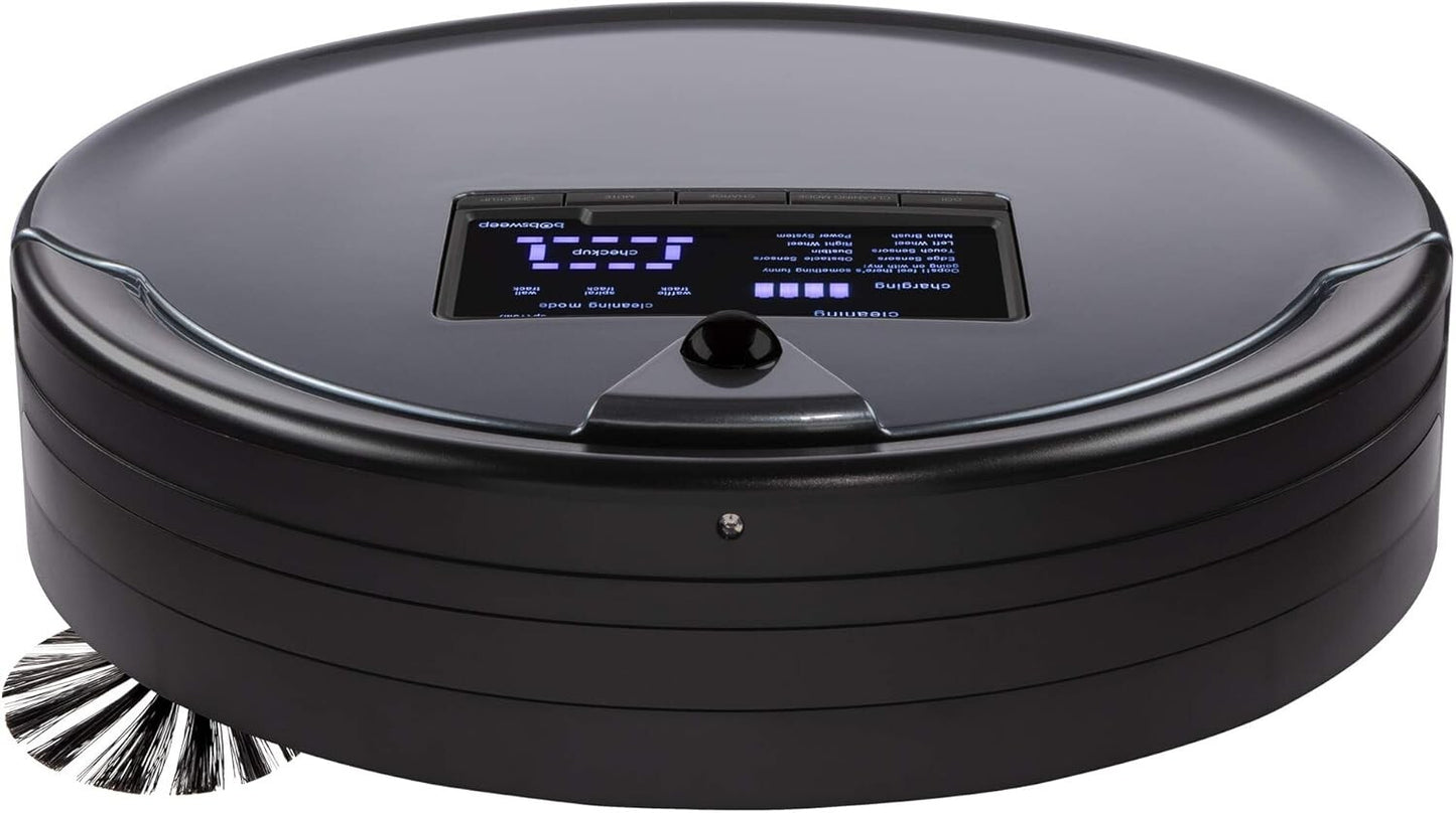 bObsweep PetHair Plus Robotic Vacuum Cleaner Mop Charcoal