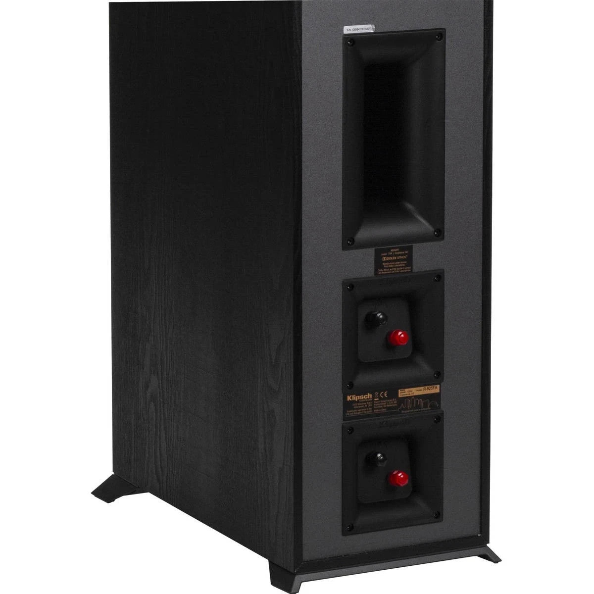 Klipsch R-625FA Powerful Detailed Floorstanding  Home Speaker Black - PAIR