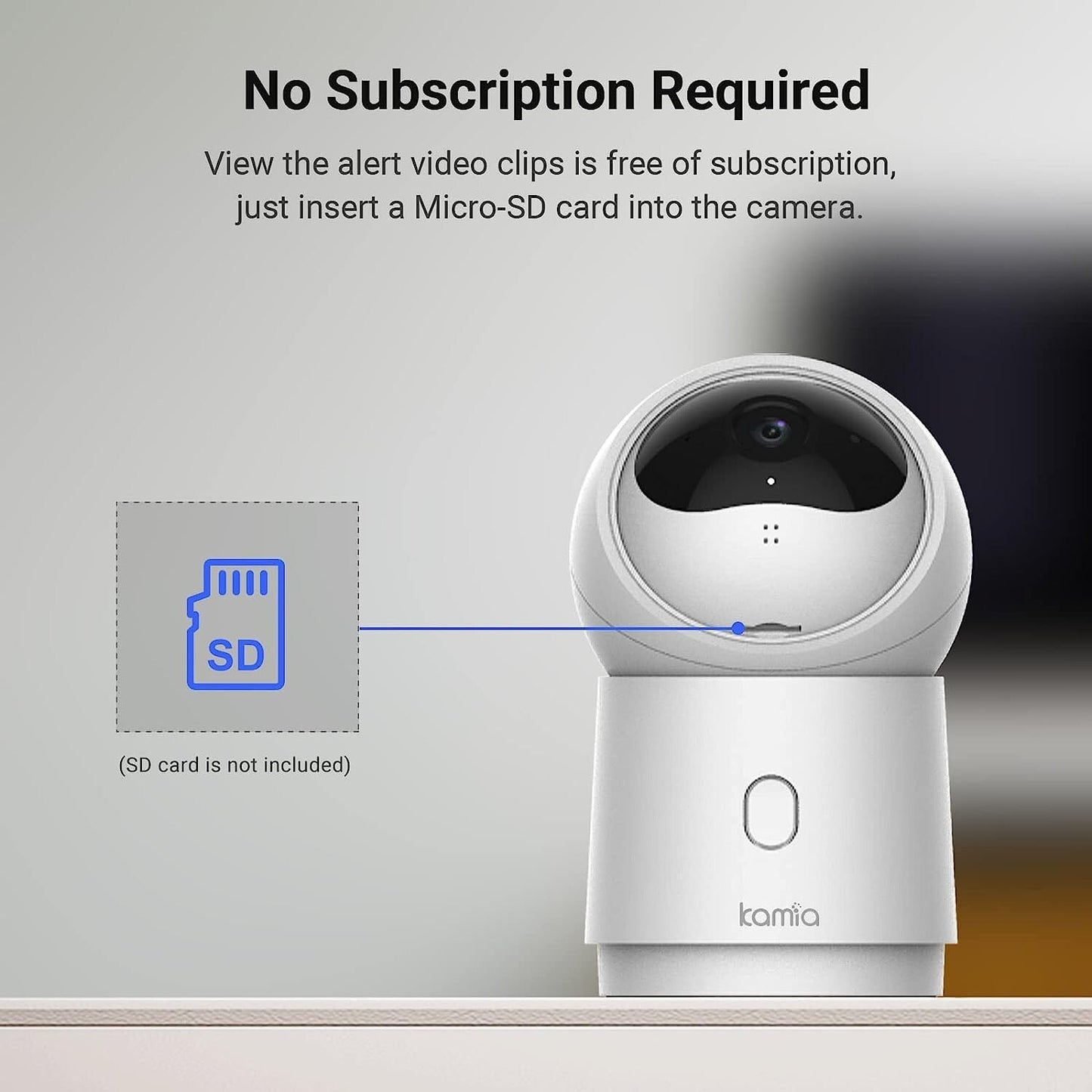 KAMIA Smart Garage Door Sensor w 2K WiFi Cam 2Door OpenCloseLeftOpen Alert