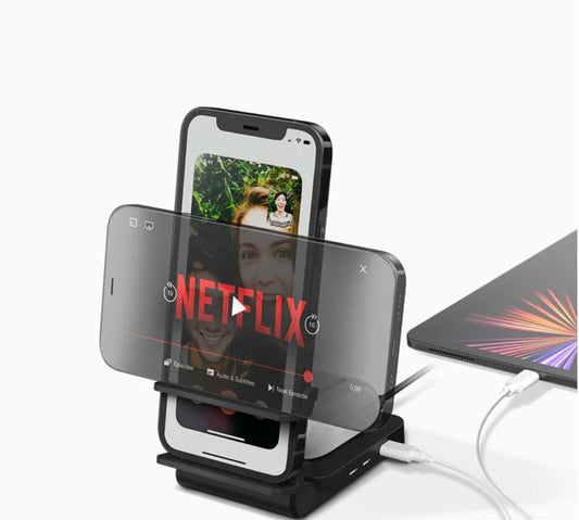 15W MyCharge True Universal 3in1 Qi Fast Charge Wireless Charging Stand