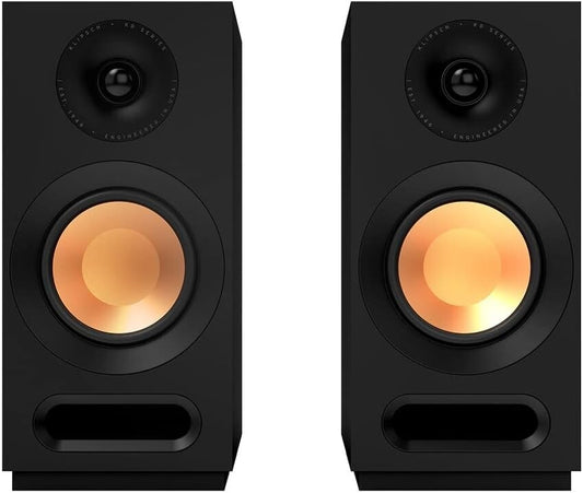 Klipsch KD-51M Bookshelf Speaker Pair - Black 160W High Efficiency