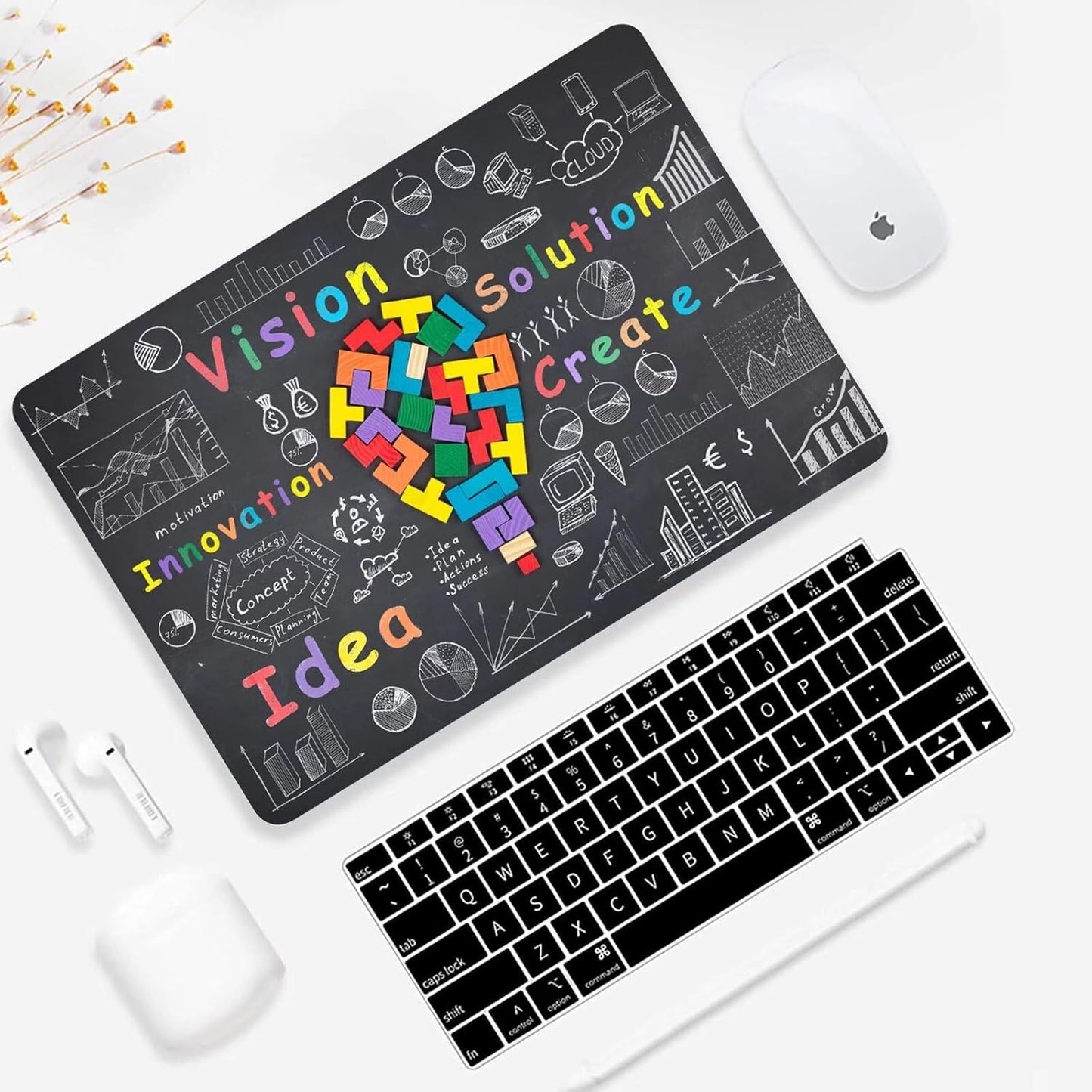 MacBook Pro 14" Case M1–M4 (A2442–A3401) – Fancity Hard Shell + Keyboard