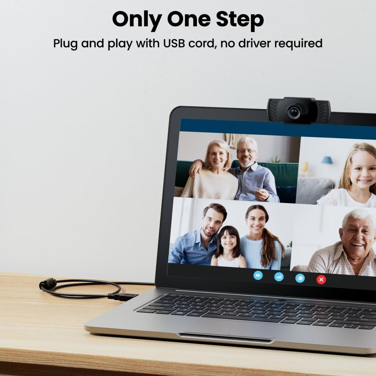 1080P USB wansview Webcam w Mic HD Webcam PC Laptop Web cam w Privacy