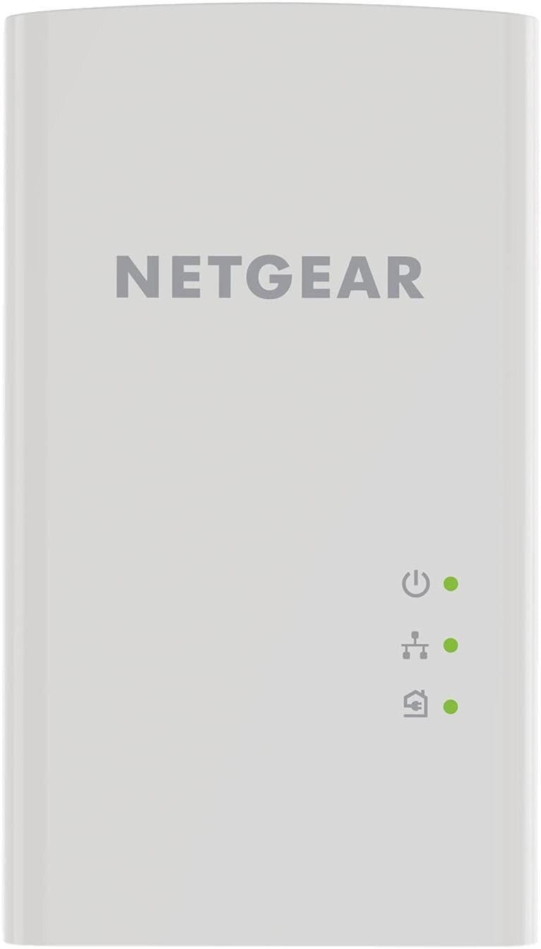 NETGEAR 1000 Powerline adapter Kit Mbps Wallplug 1 Gigabit Ethernet Ports