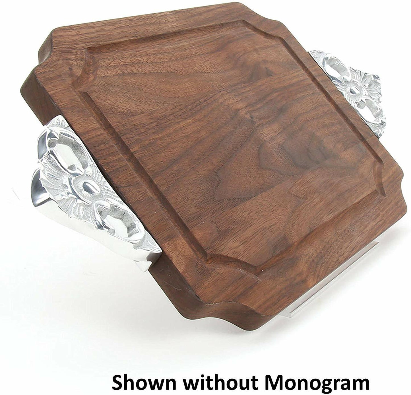 W300-SC-H BigWood Boards Cutting Board Handles Monogrammed letter H