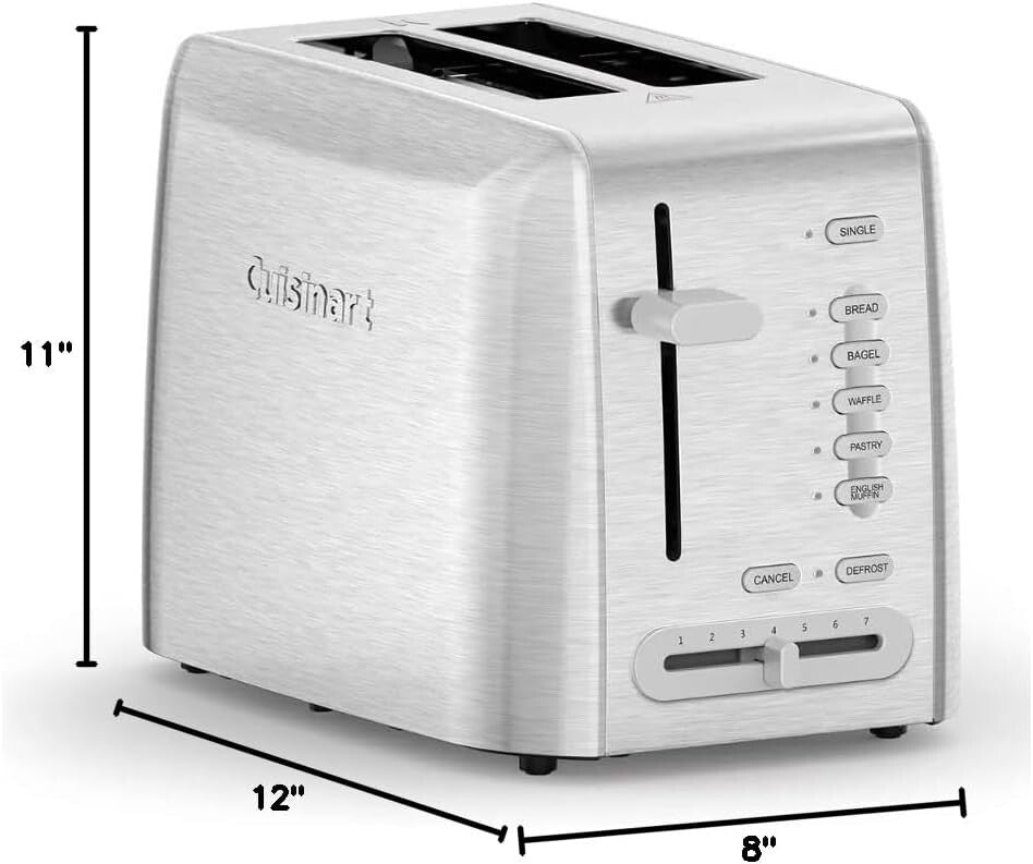 Cuisinart 2Slice Custom Select Metal Toaster