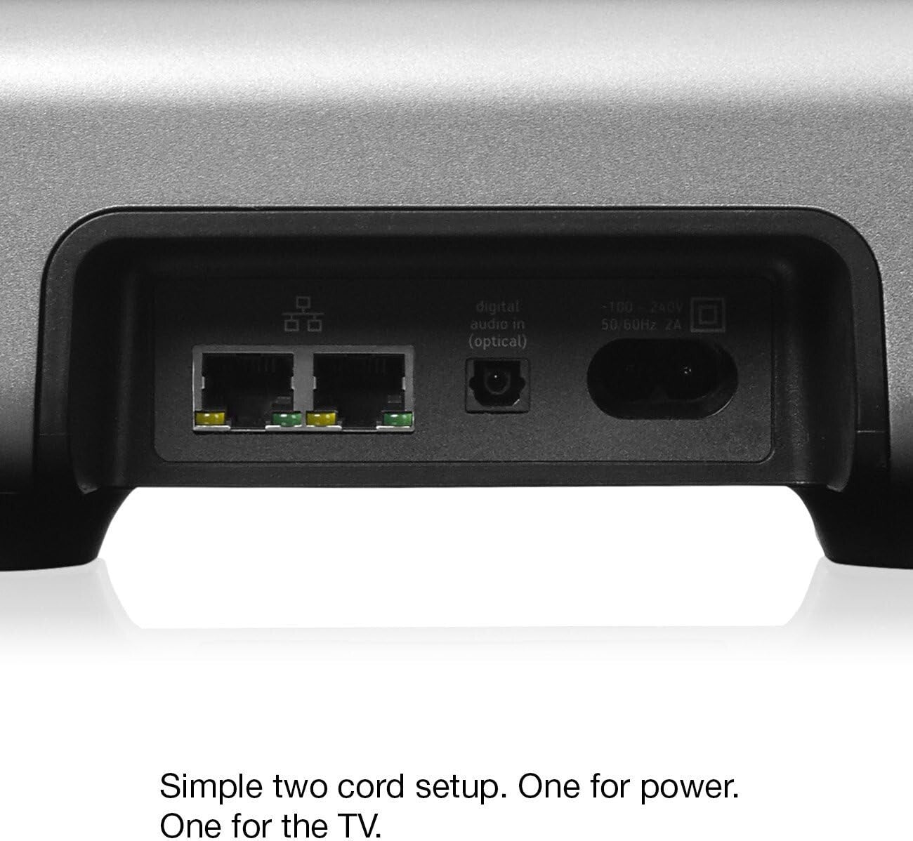 Sonos Playbar Wireless Soundbar with Wall Mount Kit - Black