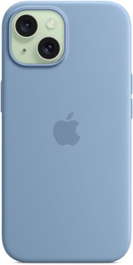 Apple iPhone 15 Silicone MagSafe Winter Blue