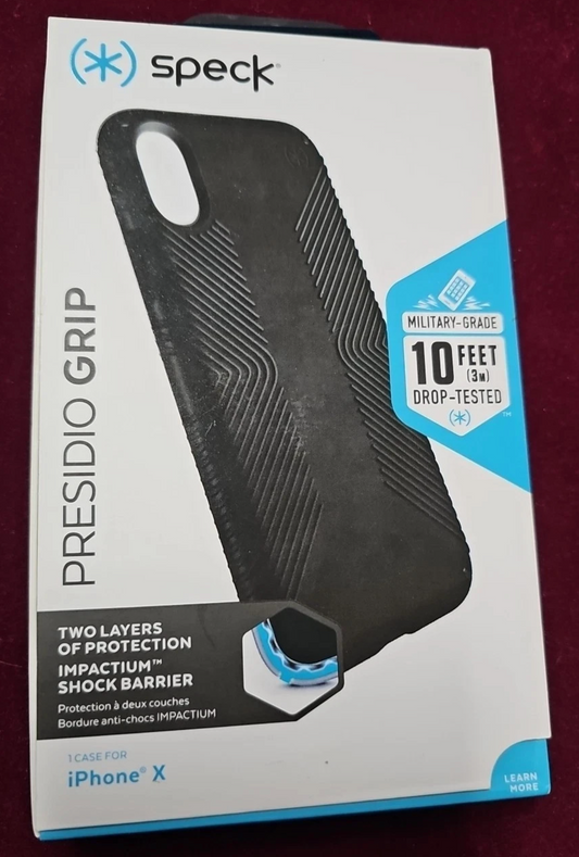 Speck Products Presidio Grip Case for iPhone X BlackSpeck Products Presidio Grip