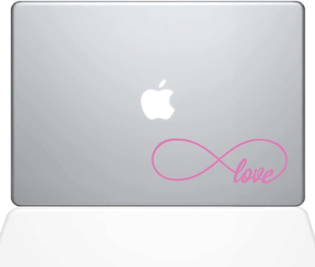 2015 Decal Guru Infinite Love Decal Vinyl Sticker 13 MacBook Pro Down