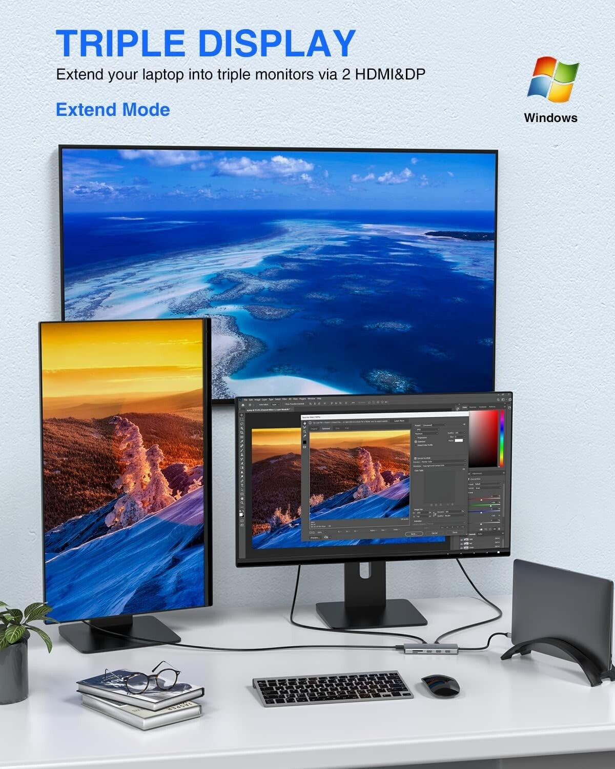 TOTU USB C Hub WindowsMacBook Pro C System macOS only Support Mirror