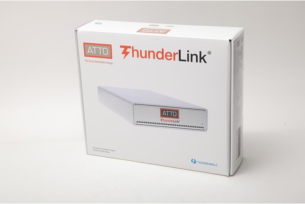 ATTO TB3 to Fibre Channel Adapter – 16Gb FC, 40Gb/s, 2-Port w/ SFPs