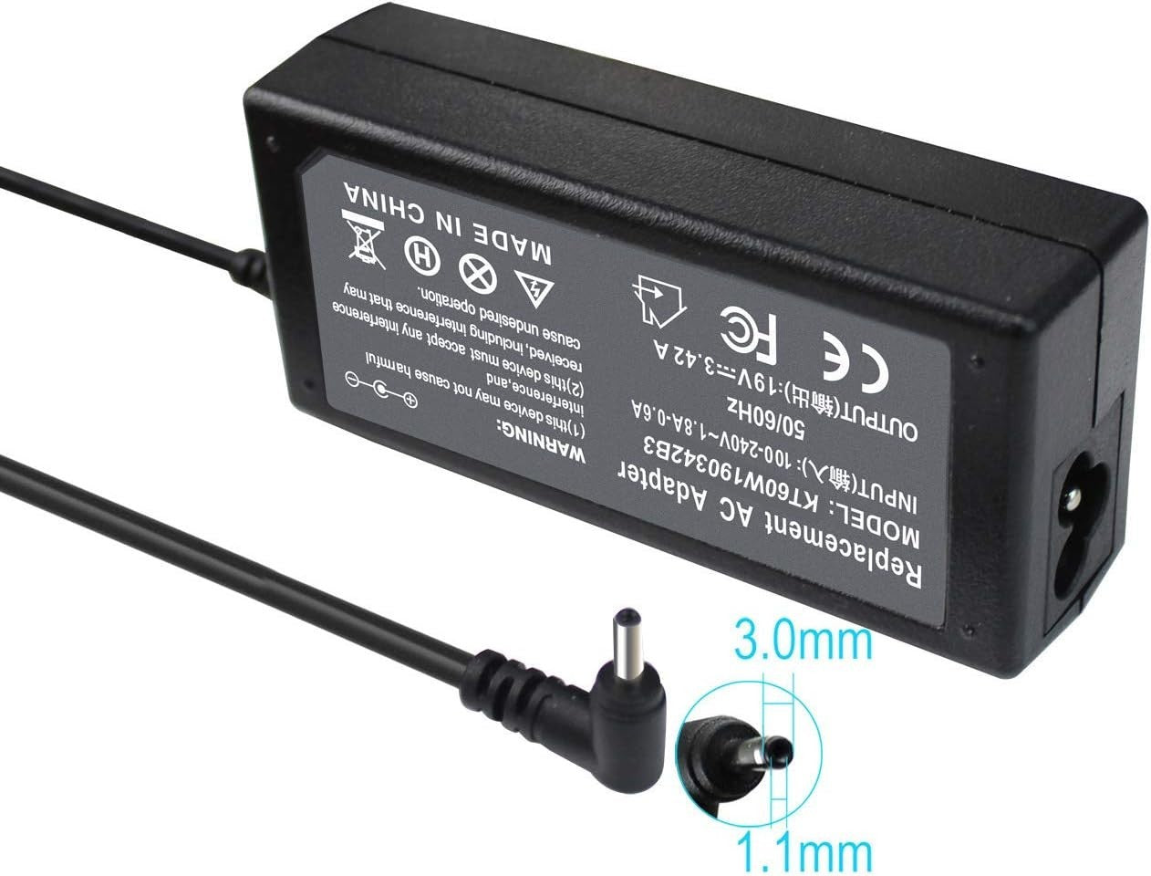 65W AC Adapter Charger for Acer Aspire 5 A515 & Chromebook R11 Series