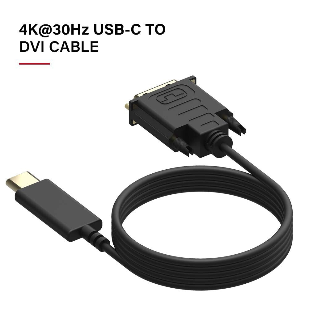 USB DVI Upgrow C to Cable 4K30Hz Thunderbolt to Cable Type-C to