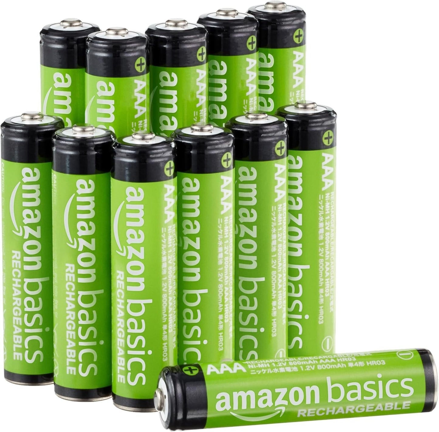 Amazon Basics Pack Performance mAh 12 Count Pack of 1
