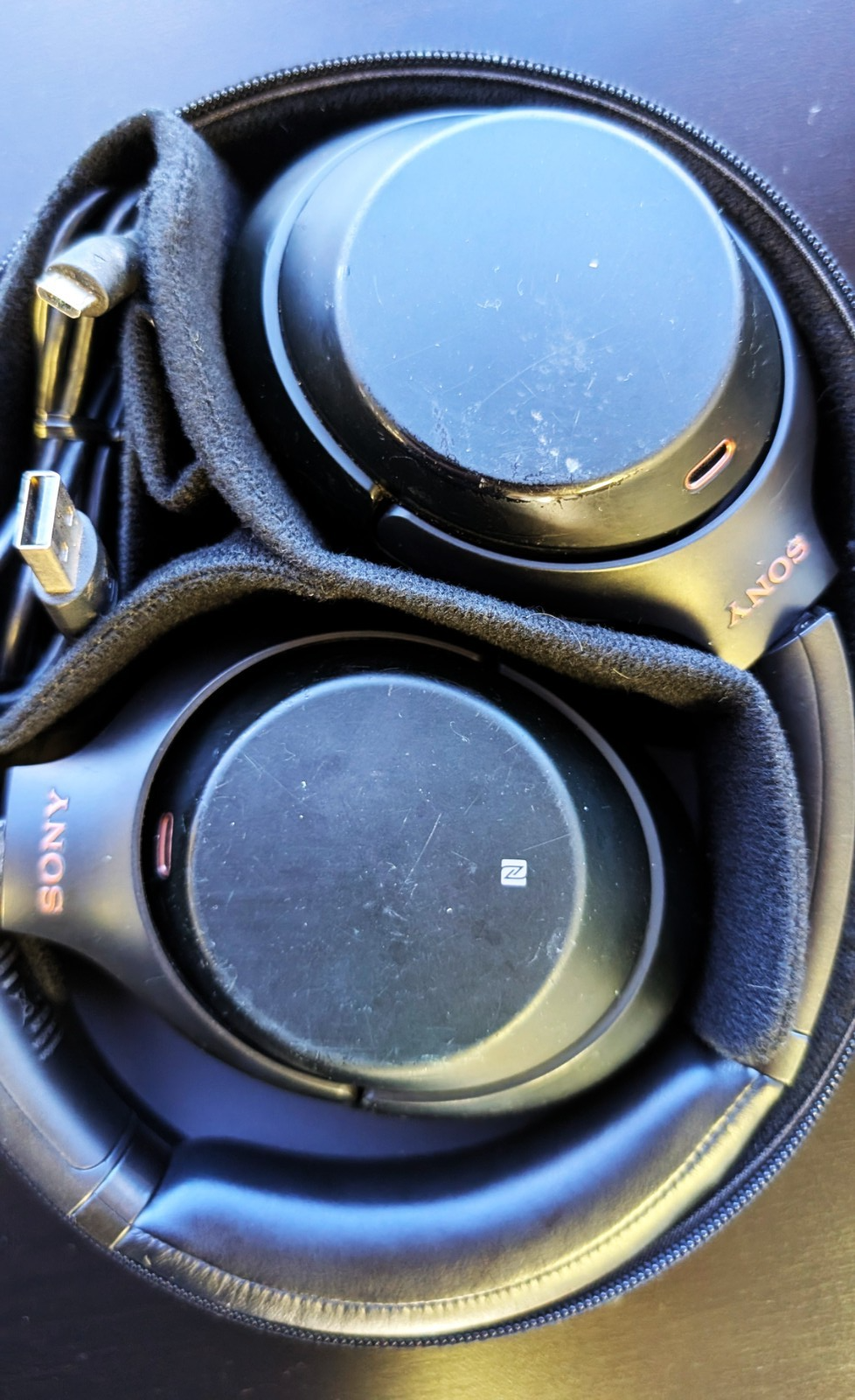 Sony WH‑1000XM3 Wireless Noise‑Cancelling Headphones – Black Over‑Ear Bluetooth