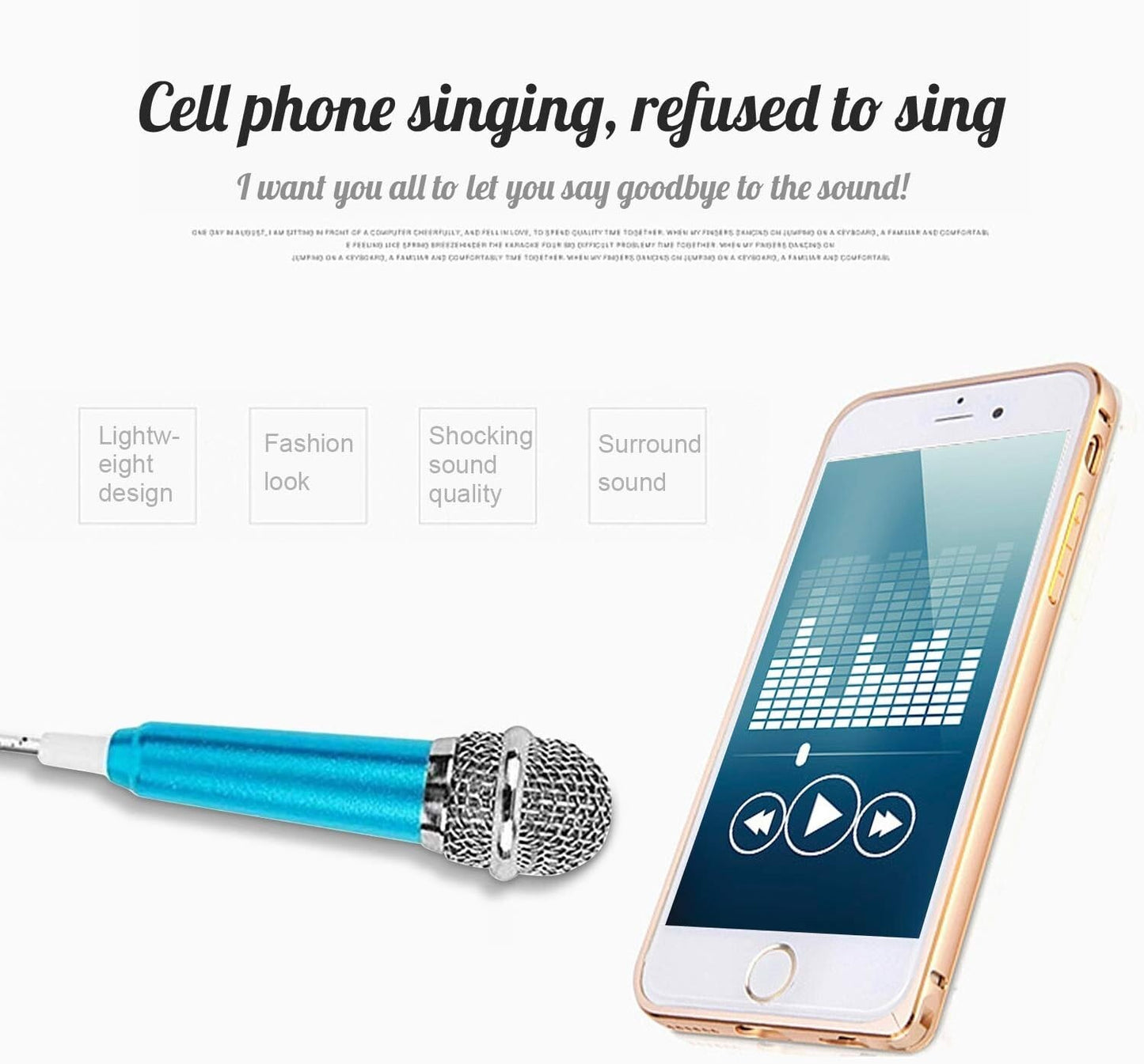 2116 Culinary Universal Mini Microphone Omnidirectional Stereo Mic Phon