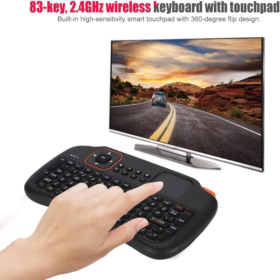 Zopsc 83‑Key Mini Keyboard Touchpad 2.4G Wireless Android/PC Remote