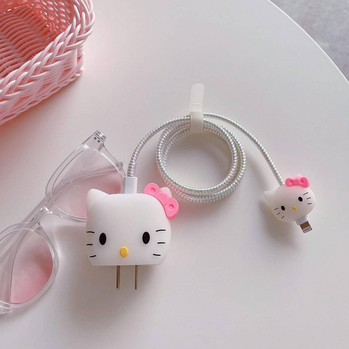 Cute 3D Wall Charger Protector Case Compatible with Apple 20W USB-C Adapter