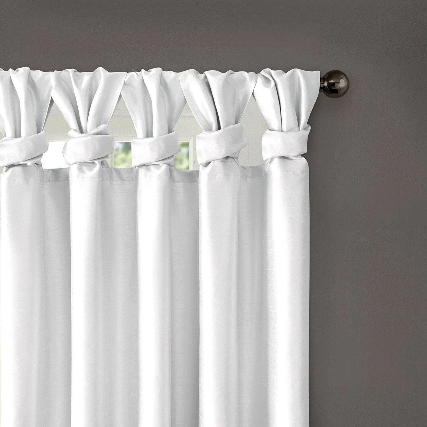 Madison Park Window Curtain White 95 Panel