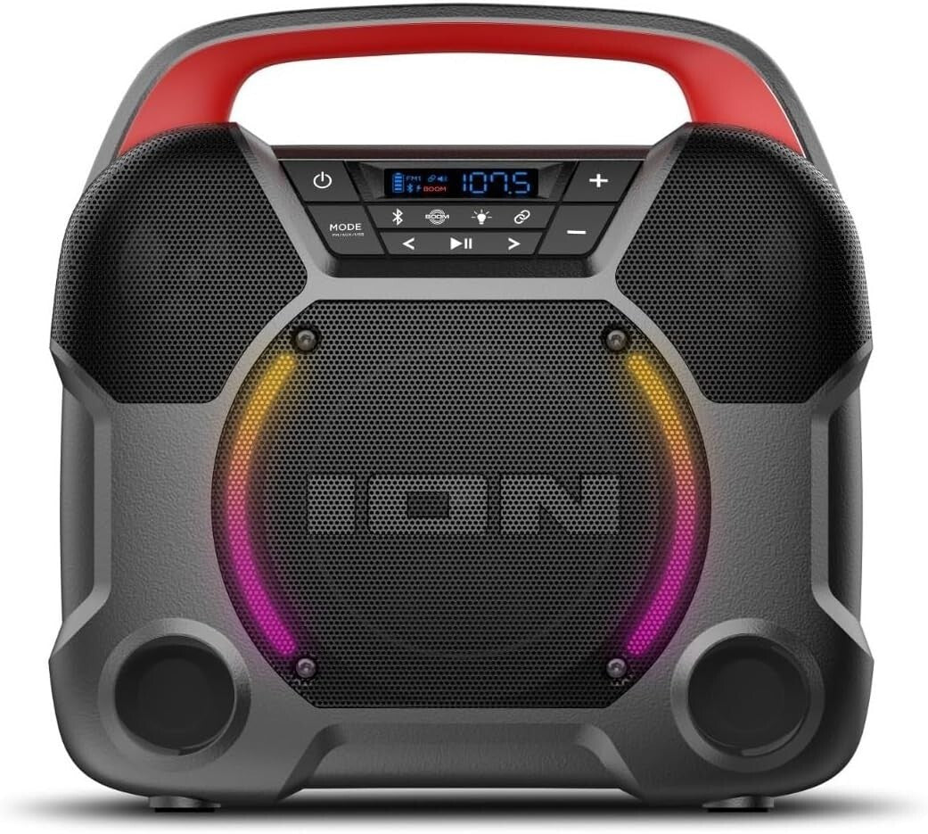 ION Audio Pathfinder Go All Weather Portable Bluetooth Speaker Water Resistant