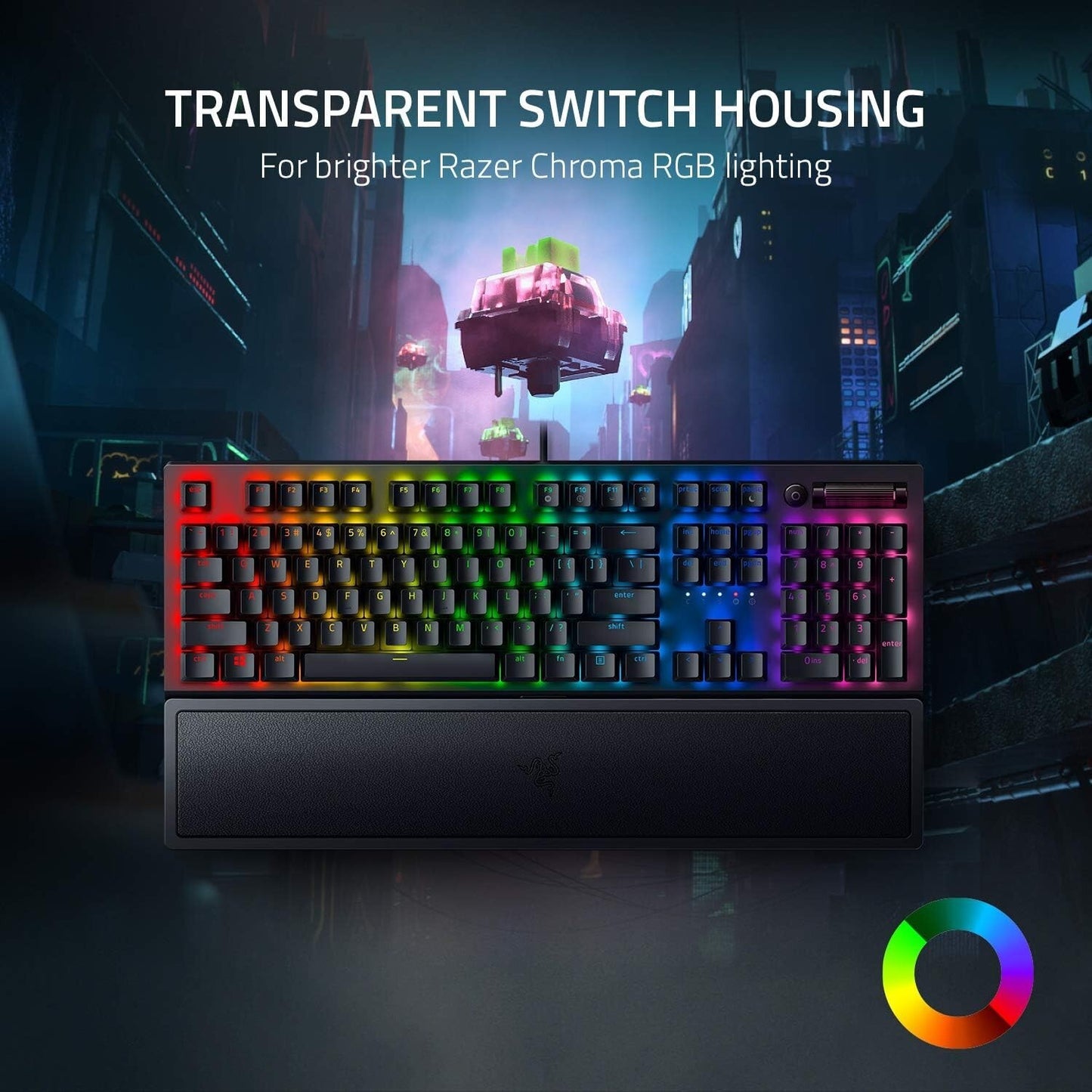 RGB Razer BlackWidow V3 Wired Gaming Mechanical Green Switch Keyboard