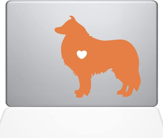 2016 Decal Guru I Love My Collie Decal Vinyl Sticker 15 MacBook Pro Up