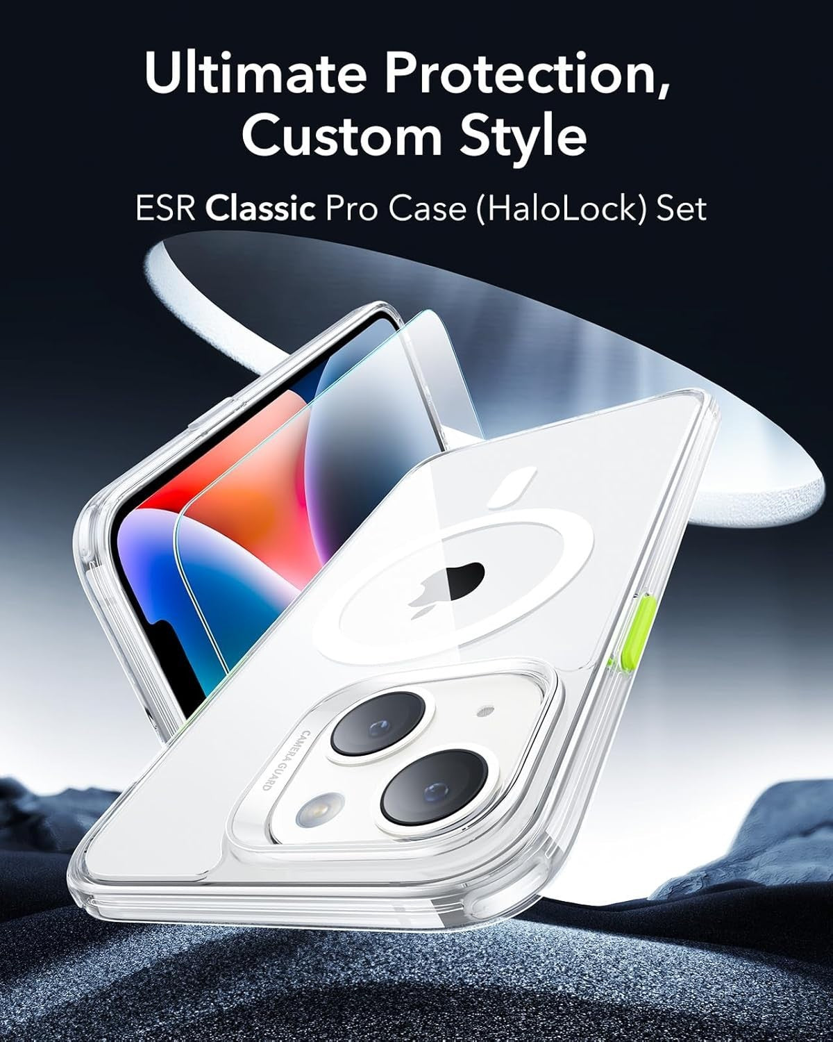 ESR for iPhone 14/13 case, Translucent Matte Case, Compatible with MagSafe, Mili