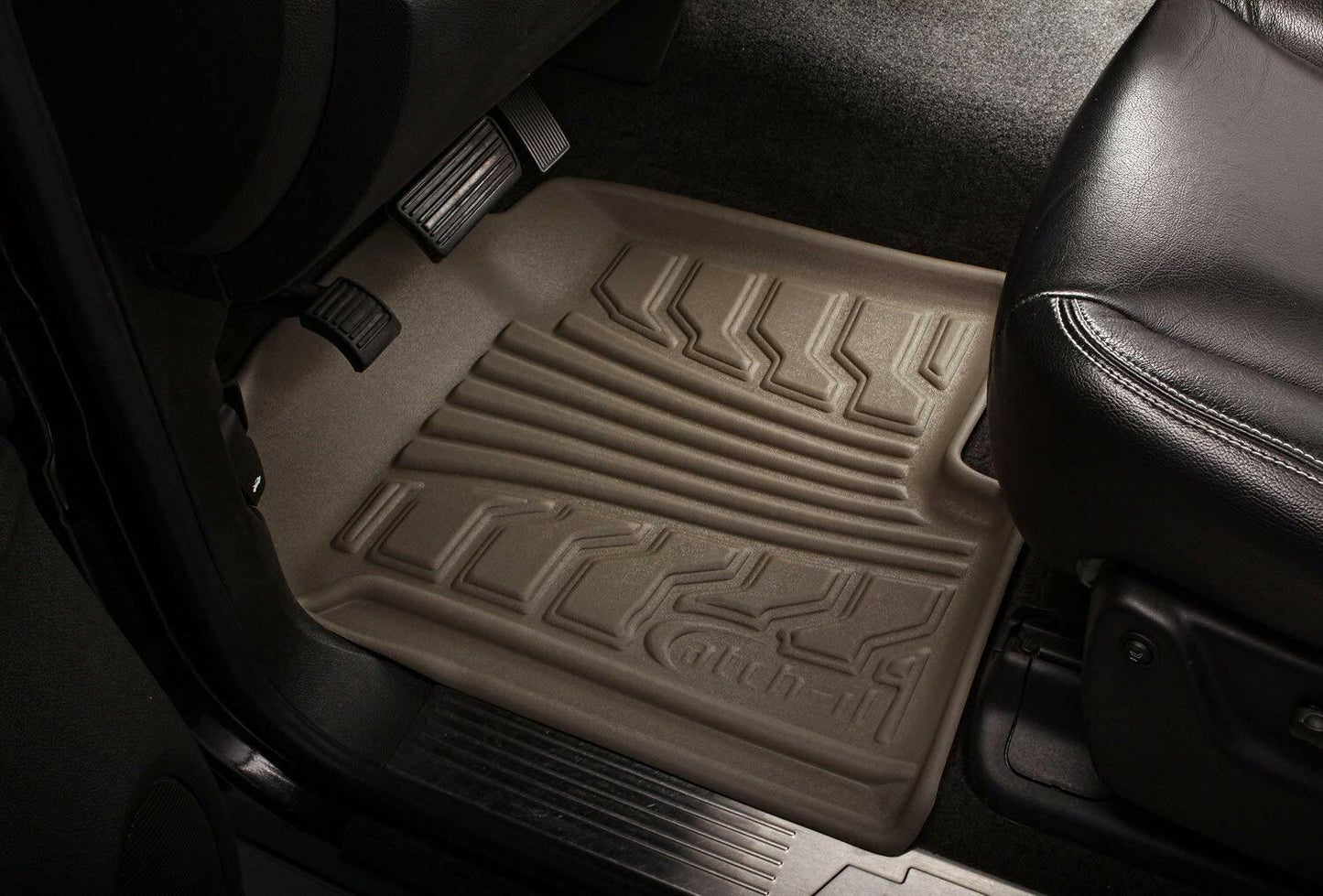 GMC 2007-2014 Acadia Lund CatchIt Vinyl 1st Row Tan Floor Liners