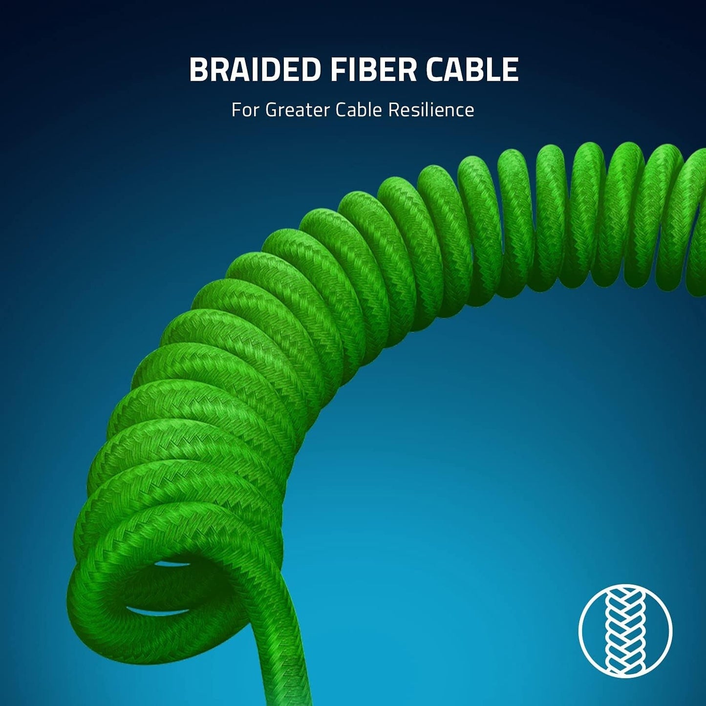 PBT PBT Razer Keycap Coiled Cable Upgrade Set Durable Dbleshot Stabilazers