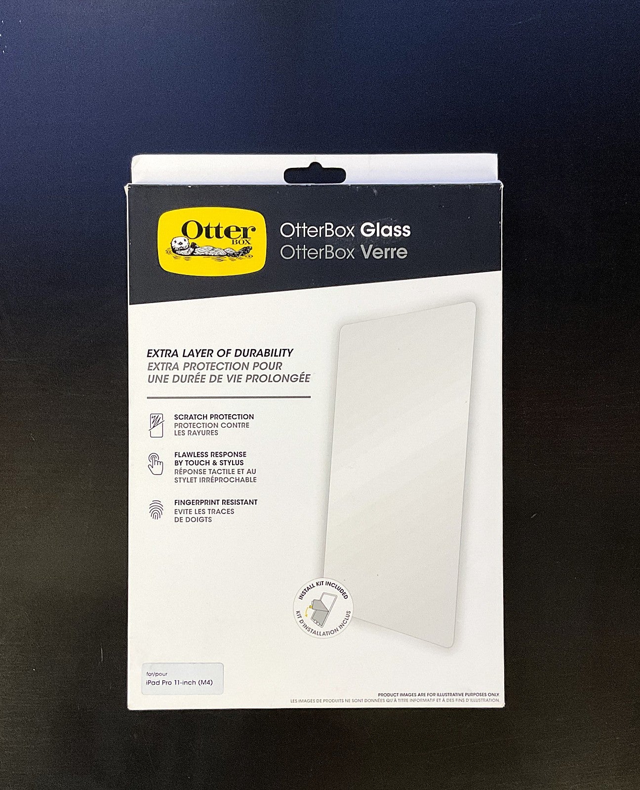 OtterBox Glass Screen Protector iPad Pro 11" (M4) 2024 Anti-Fingerprint Clarity