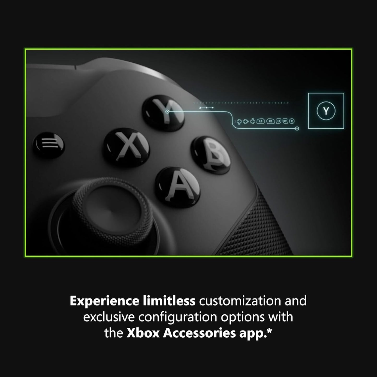 BLACK Microsoft Xbox Elite Wireless Controller Series 2 Xbox One