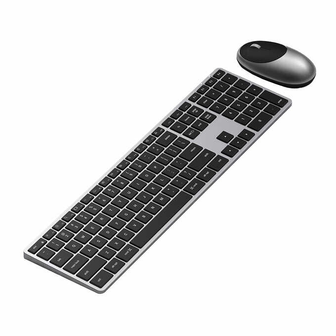 Satechi Slim X3 Bluetooth Backlit Keyboard M1 Wireless Mouse Bundle