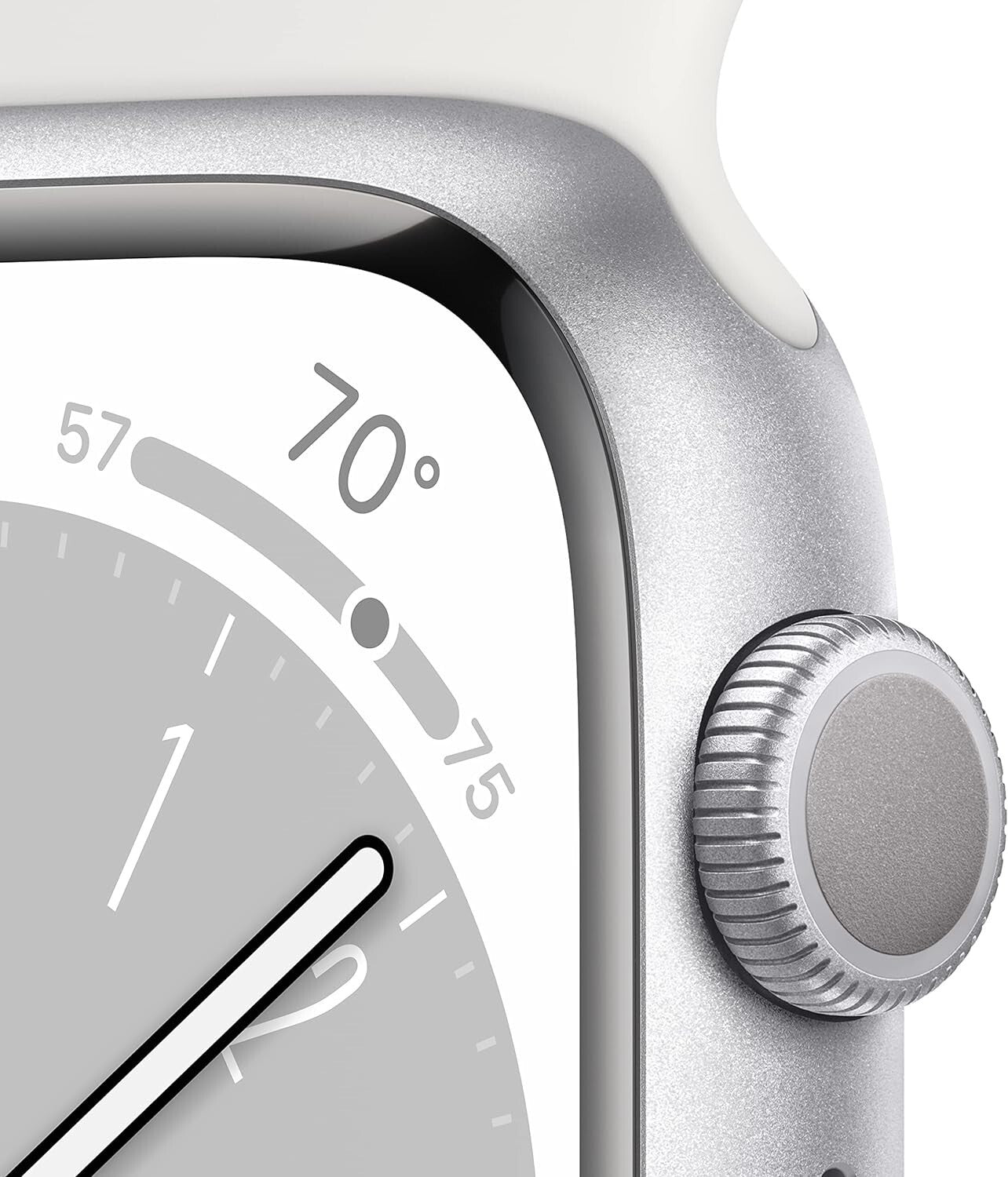 GPS Apple Smart Watch 8 41mm wSilver Aluminum Water Resistant Blood Fitnes