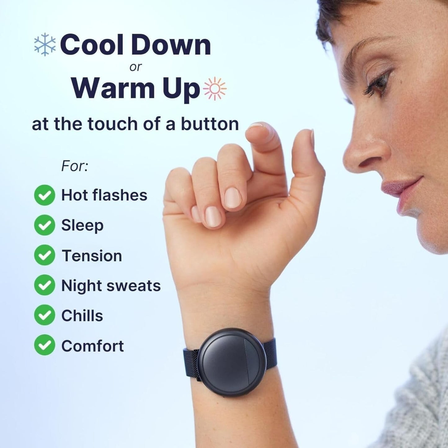 Embr Wave Cooling Bracelet Warming Bracelet Personalized Thermal Relief